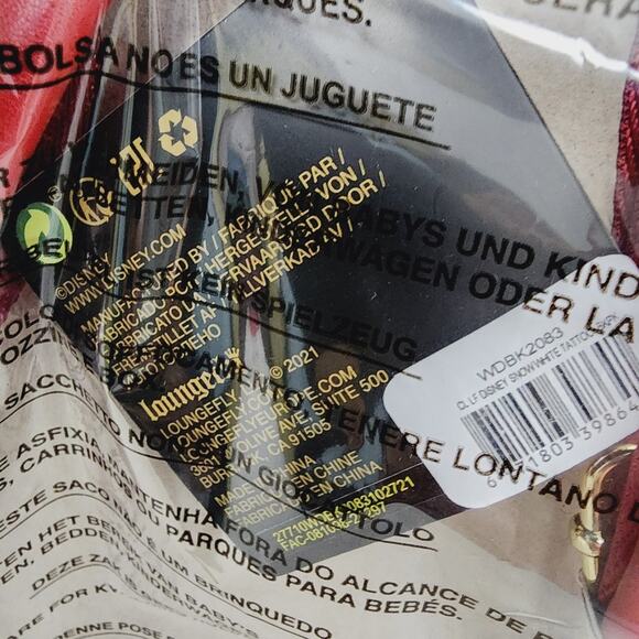 NEW Loungefly Disney Snow White 7 Dwarfs Tattoo Exclusive Mini Backpack - Picture 9 of 10